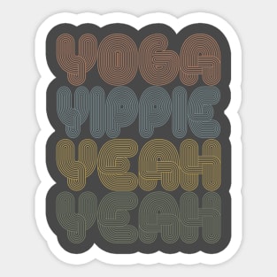 Yoga Gift Fitness Workout Gym Meditation Sticker